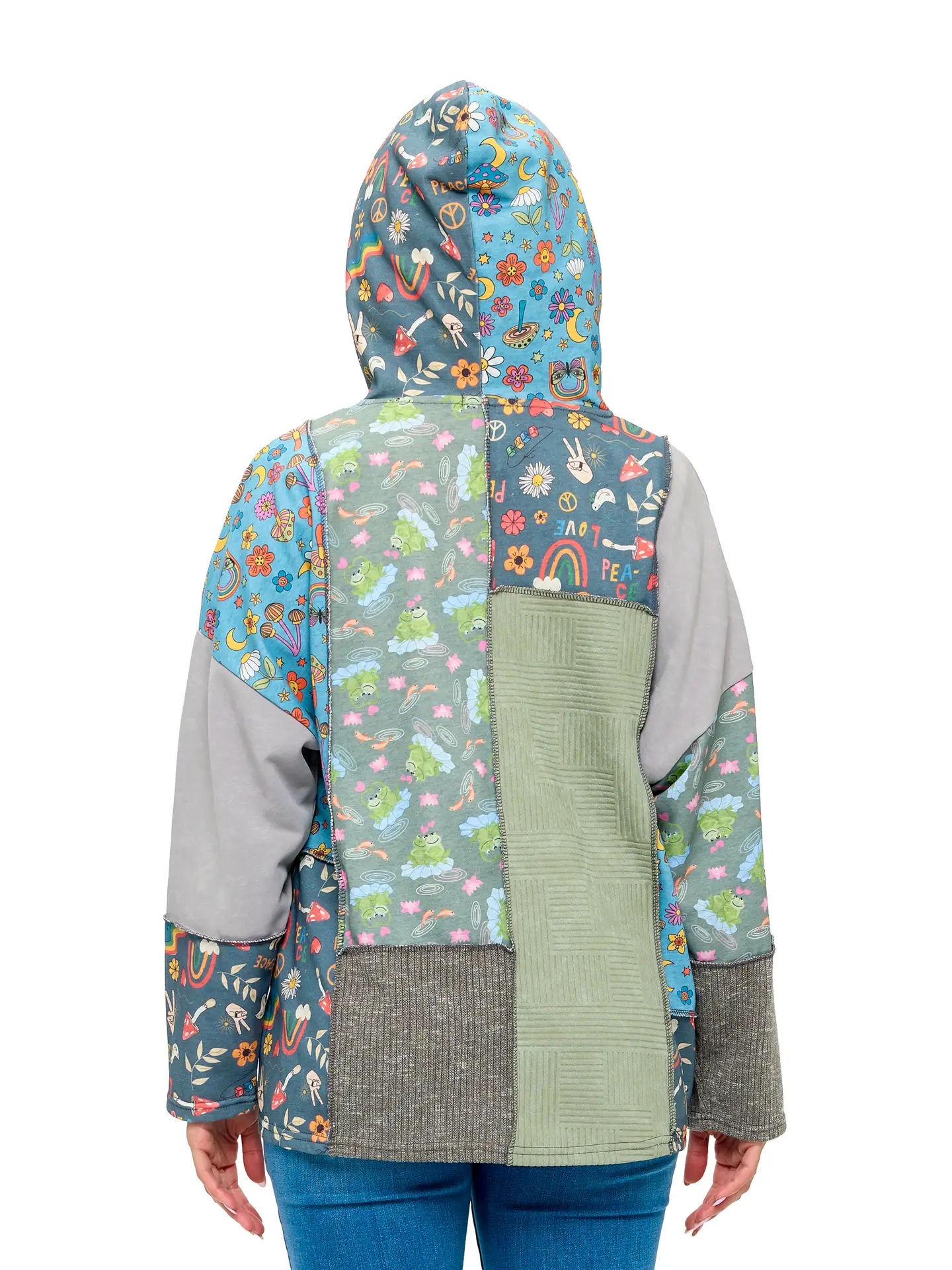 Zip Patch Hoodie