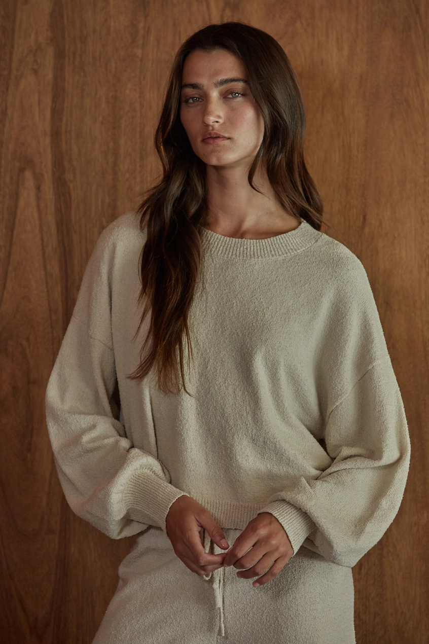 Cotton Knit Sweater Pullover