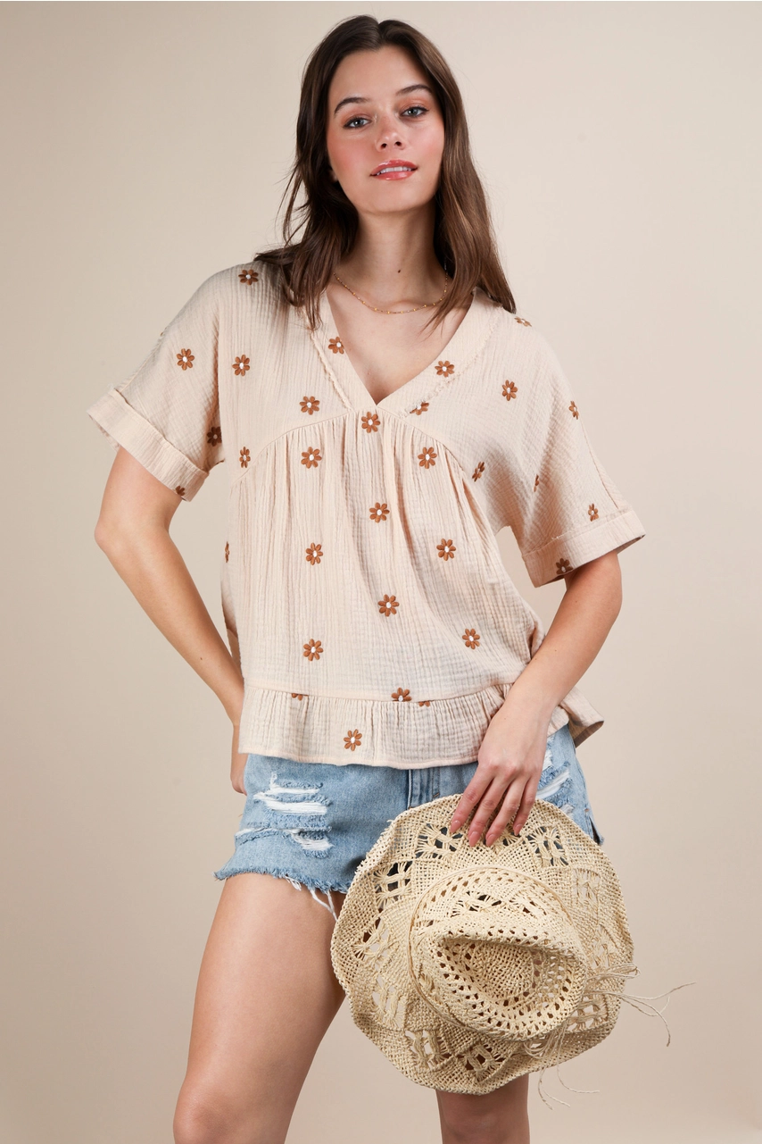 100% Cotton Woven Blouse
