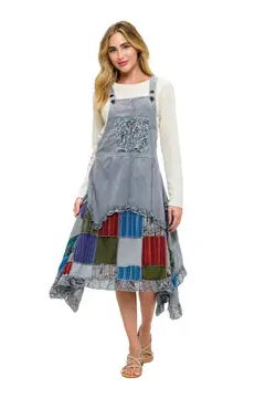 Overall Dress Patchwork