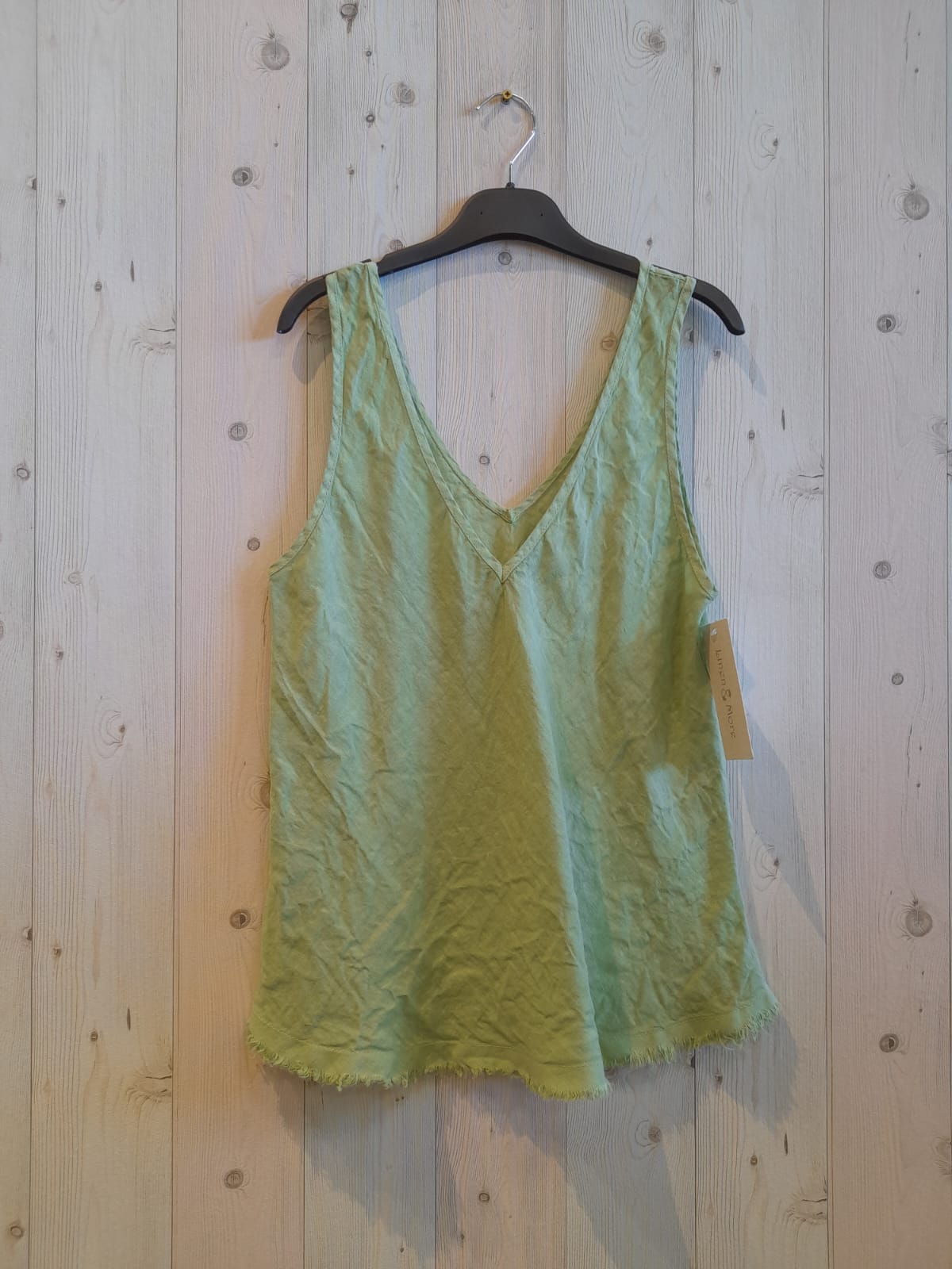 Sisa 100% Linen Tank Top