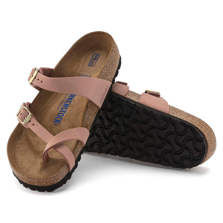 Mayari Nubuck Leather Soft Footbed Sandal