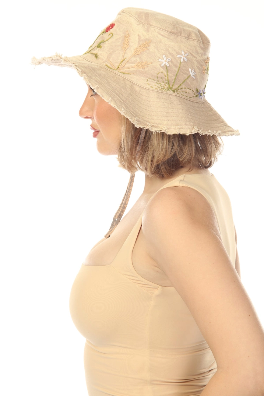 Garden Embrodiered Boonie Hat