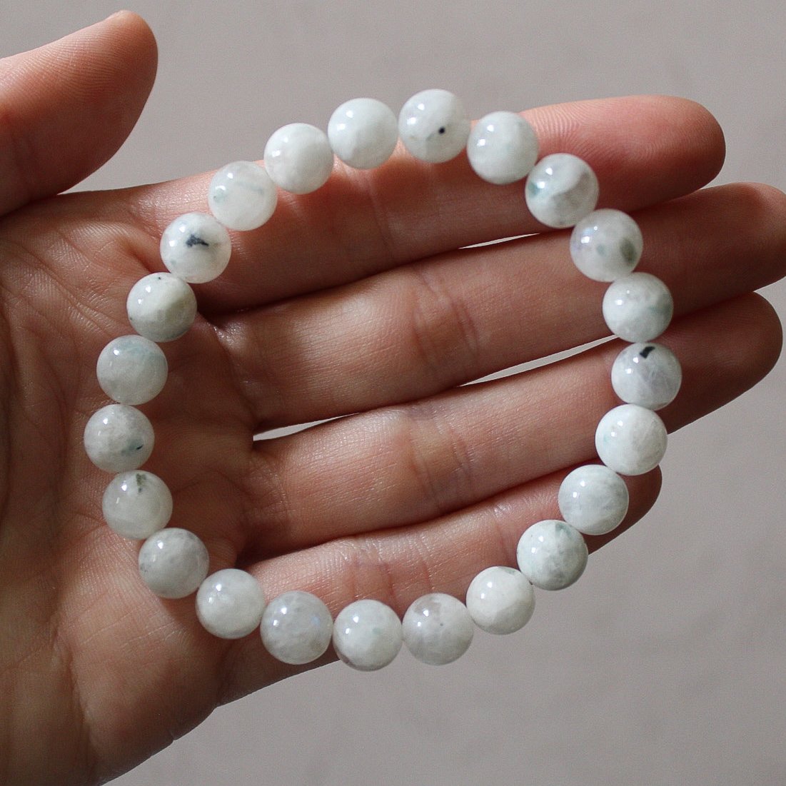8mm Moonstone Stretch Bracelet