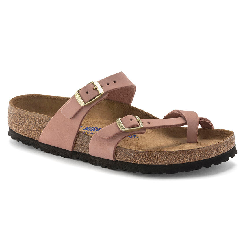 Mayari Nubuck Leather Soft Footbed Sandal