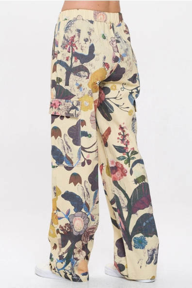 Botanical Print Pants