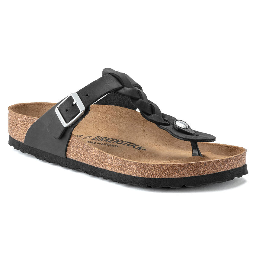 Gizeh Braid Oiled Leather Sandal