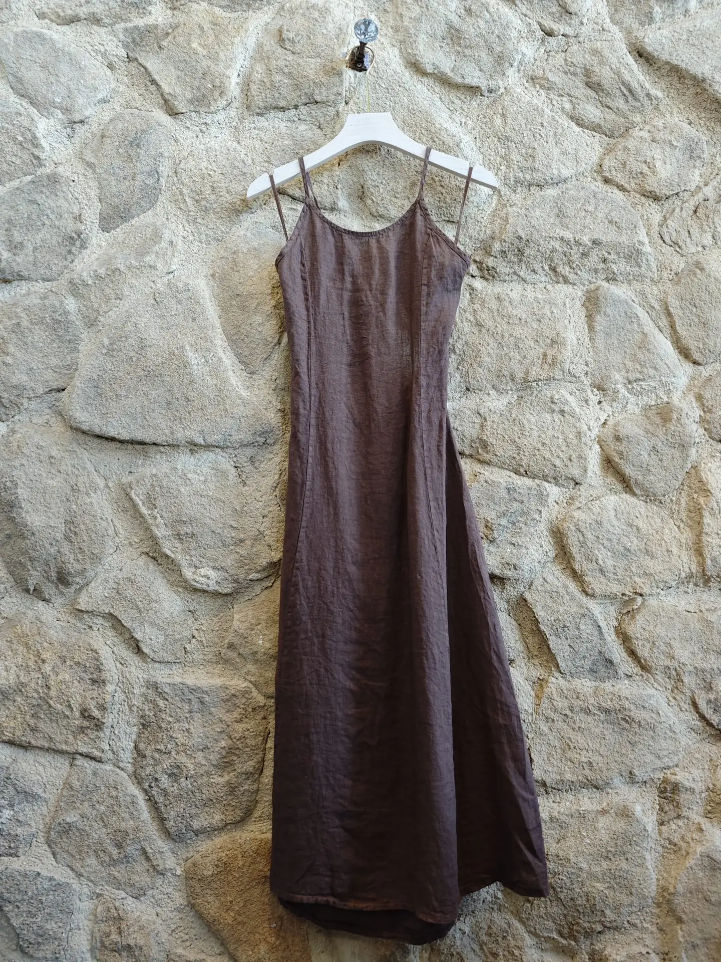 100% Linen Spag Dress