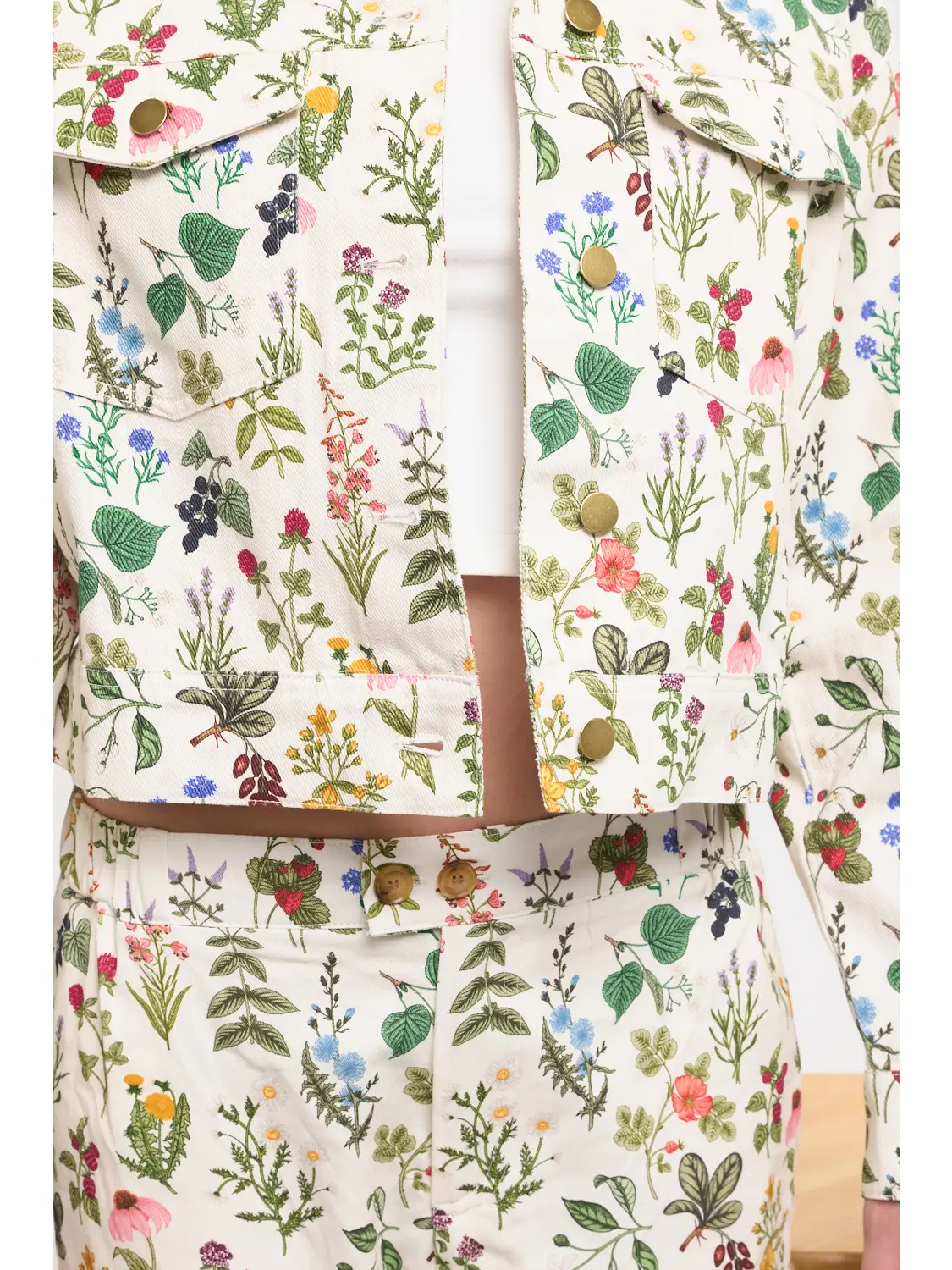 Garden Floral Print Jacket