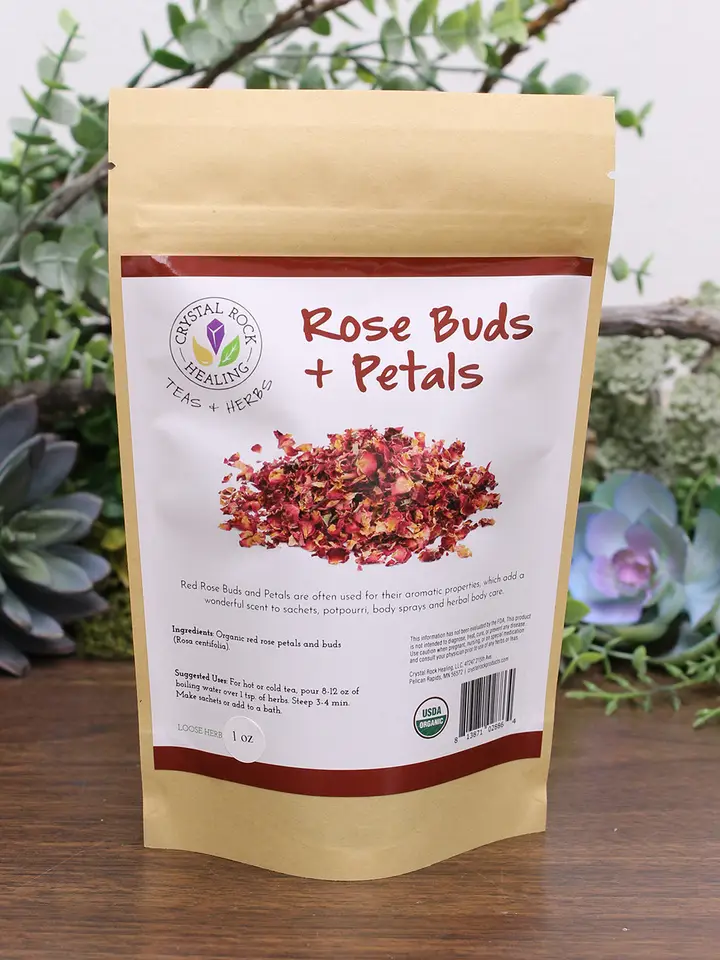 Rose Buds & Petals Organic Herb 1 oz