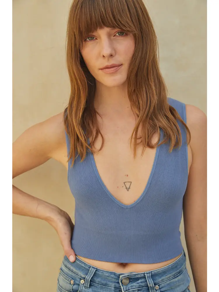 Take the Plunge Crop Tank