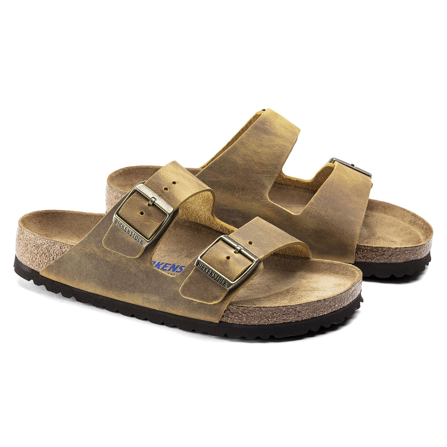 Arizona Oiled Leather Soft Footbed Sandal