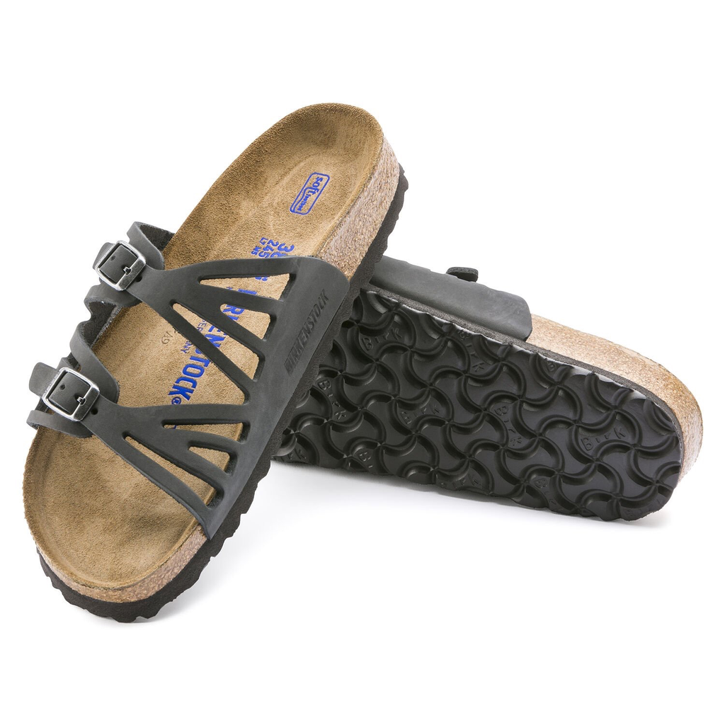 Granada Oiled Leather Soft Footbed Sandal