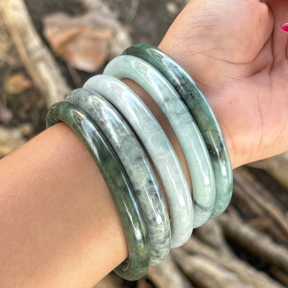 Burmese Jade Bangle-6mm
