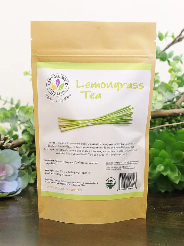 Lemongrass Tea Bag Organic Herbs 20 ct