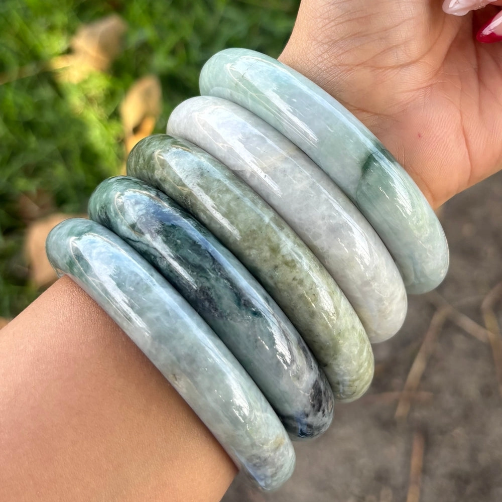 Burmese Jade Bangle-14mm