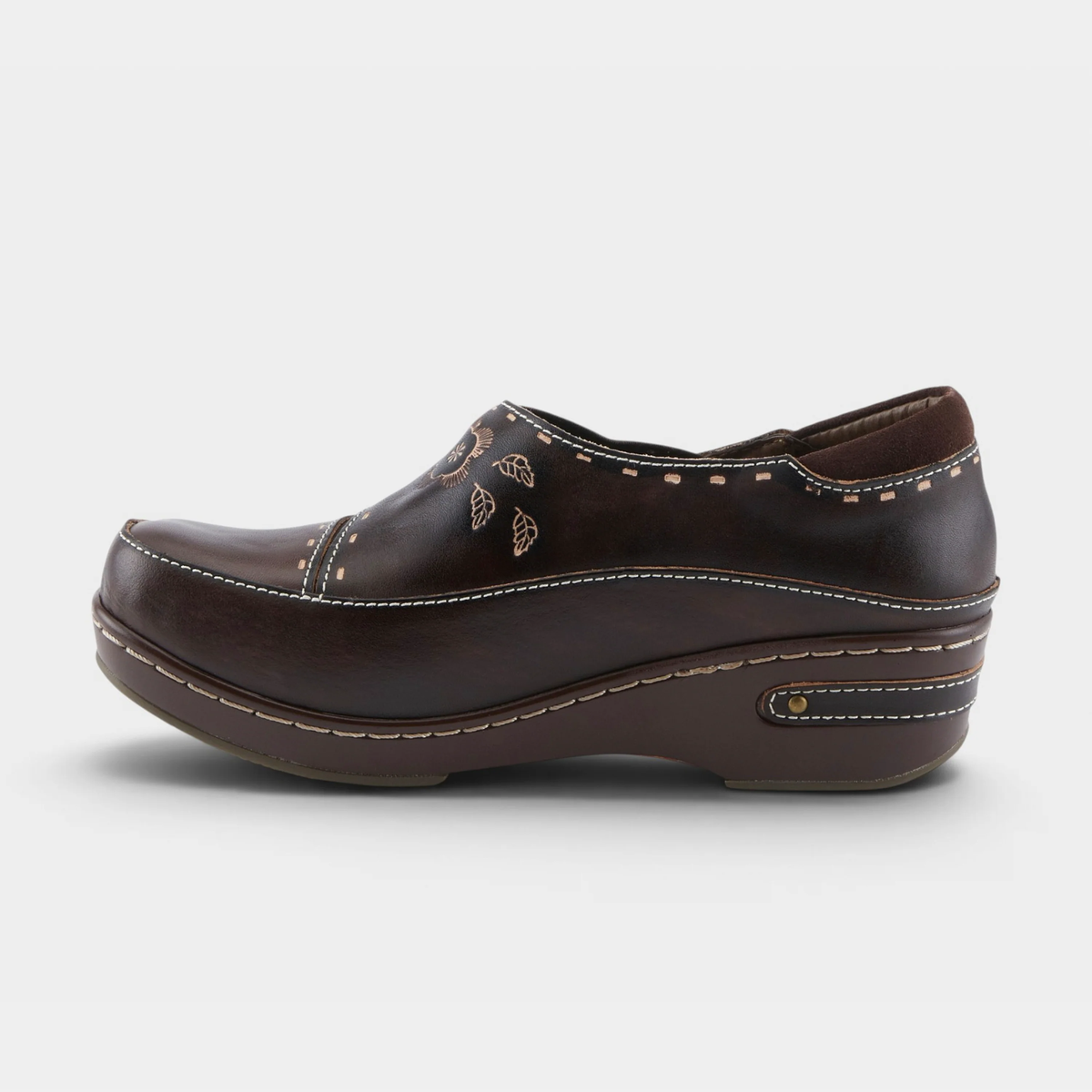 Burbank Leather Clog