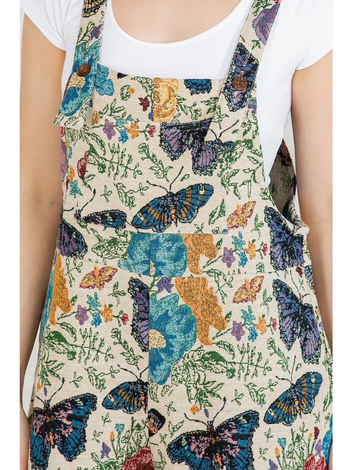 Floral Butterfly Overall