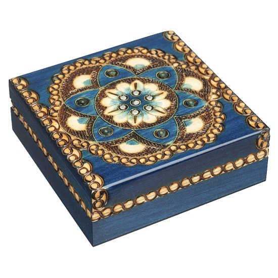 Chakra Luna Wood Box