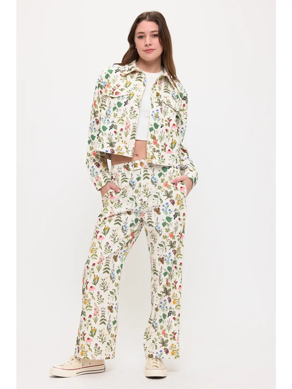 Garden Floral Print Jacket
