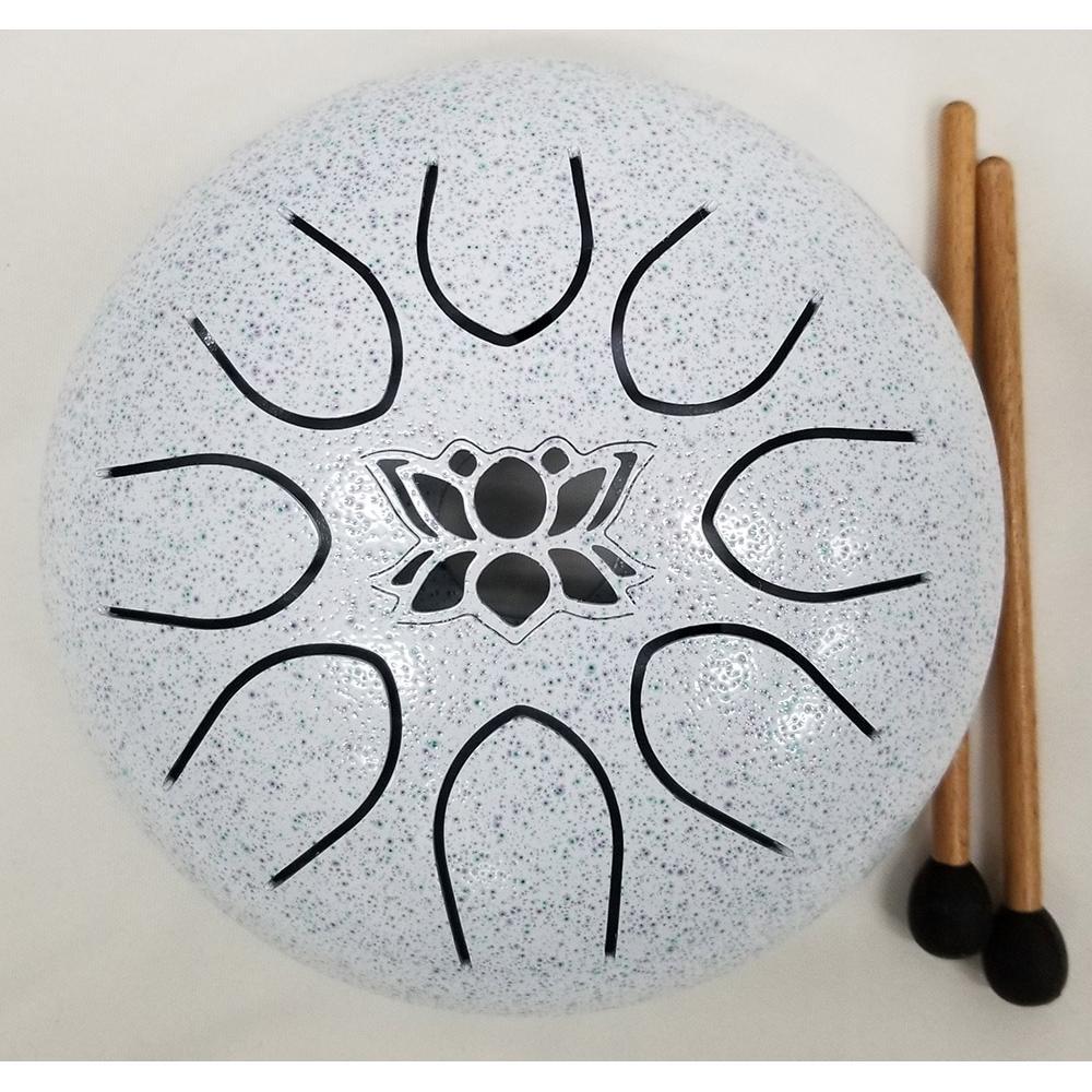 UFO Meditation Drum 16cm-White