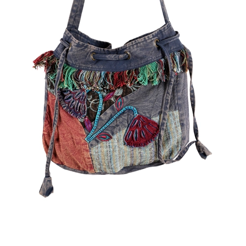 Large Drawstring Hobo Bag