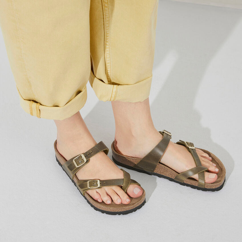 Mayari Oiled Leather Sandal