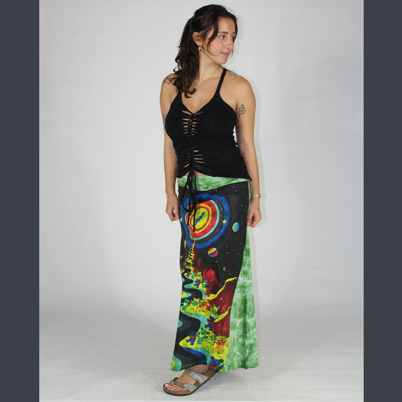 Psychedelic Journey GD Maxi Skirt