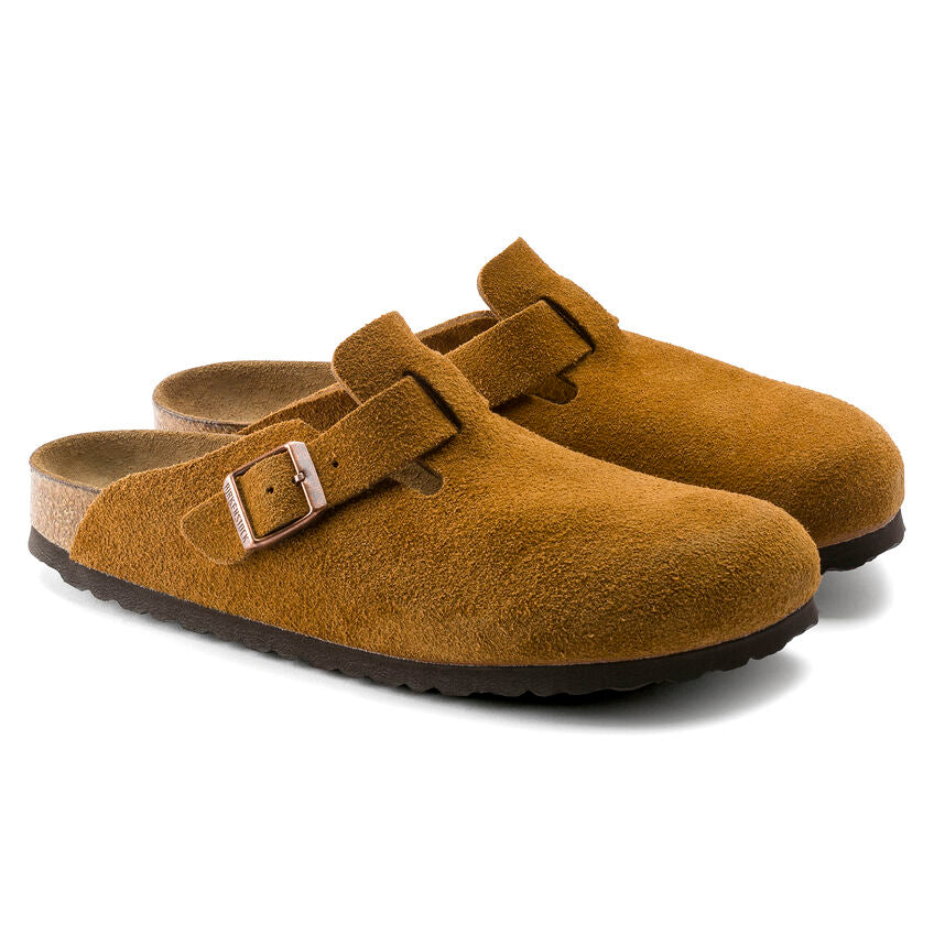 Boston Suede Soft Footbed Clog