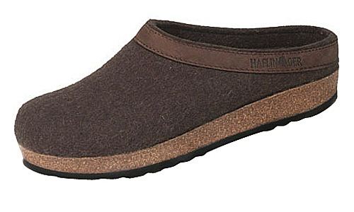 Grizzly Leather Trim Clog