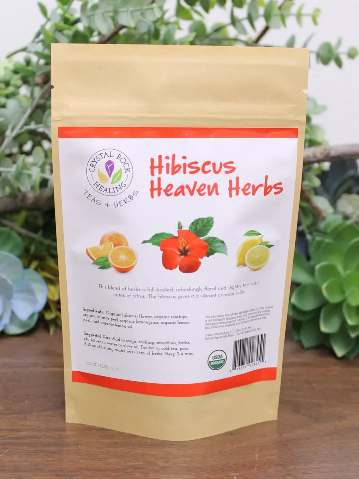 Hibiscus Heaven  Loose Organic Herb 2 oz