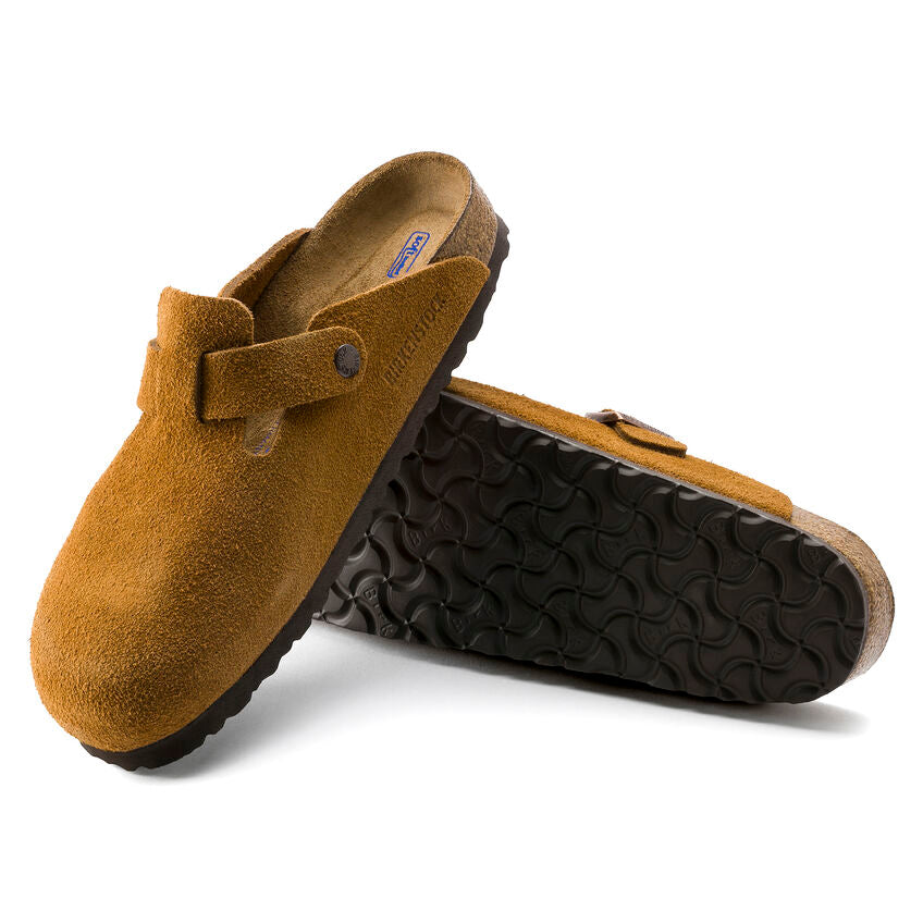 Boston Suede Soft Footbed Clog
