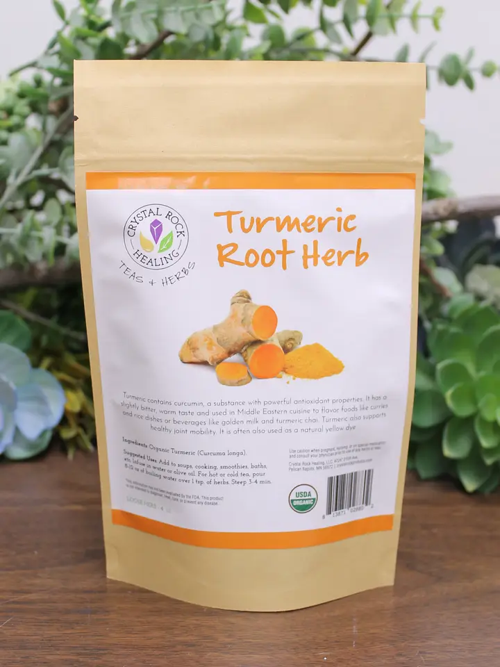 Turmeric Root Loose Organic Herb 4oz