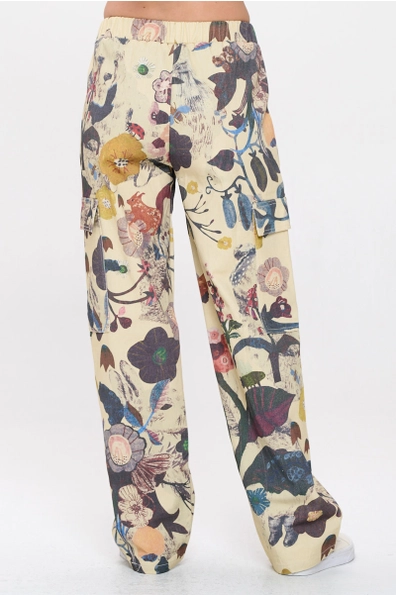 Botanical Print Pants