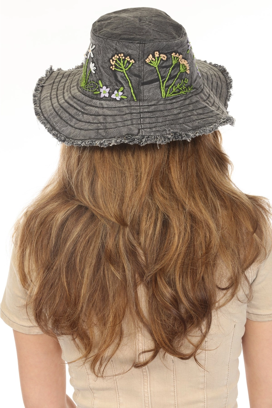 Garden Embrodiered Boonie Hat