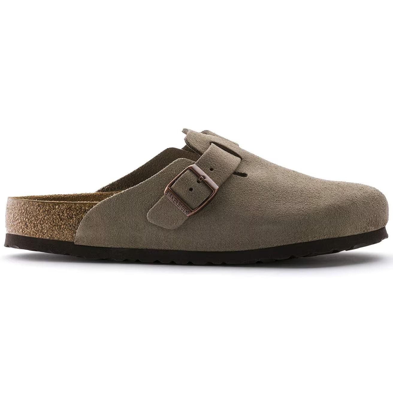 Boston Suede Soft Footbed Clog
