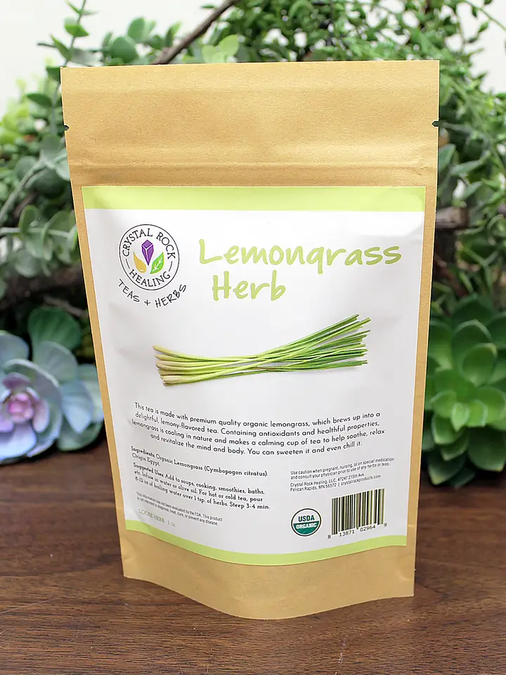 Lemongrass  Organic Herbs 1 oz