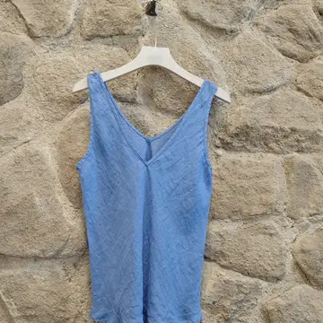 Sisa 100% Linen Tank Top