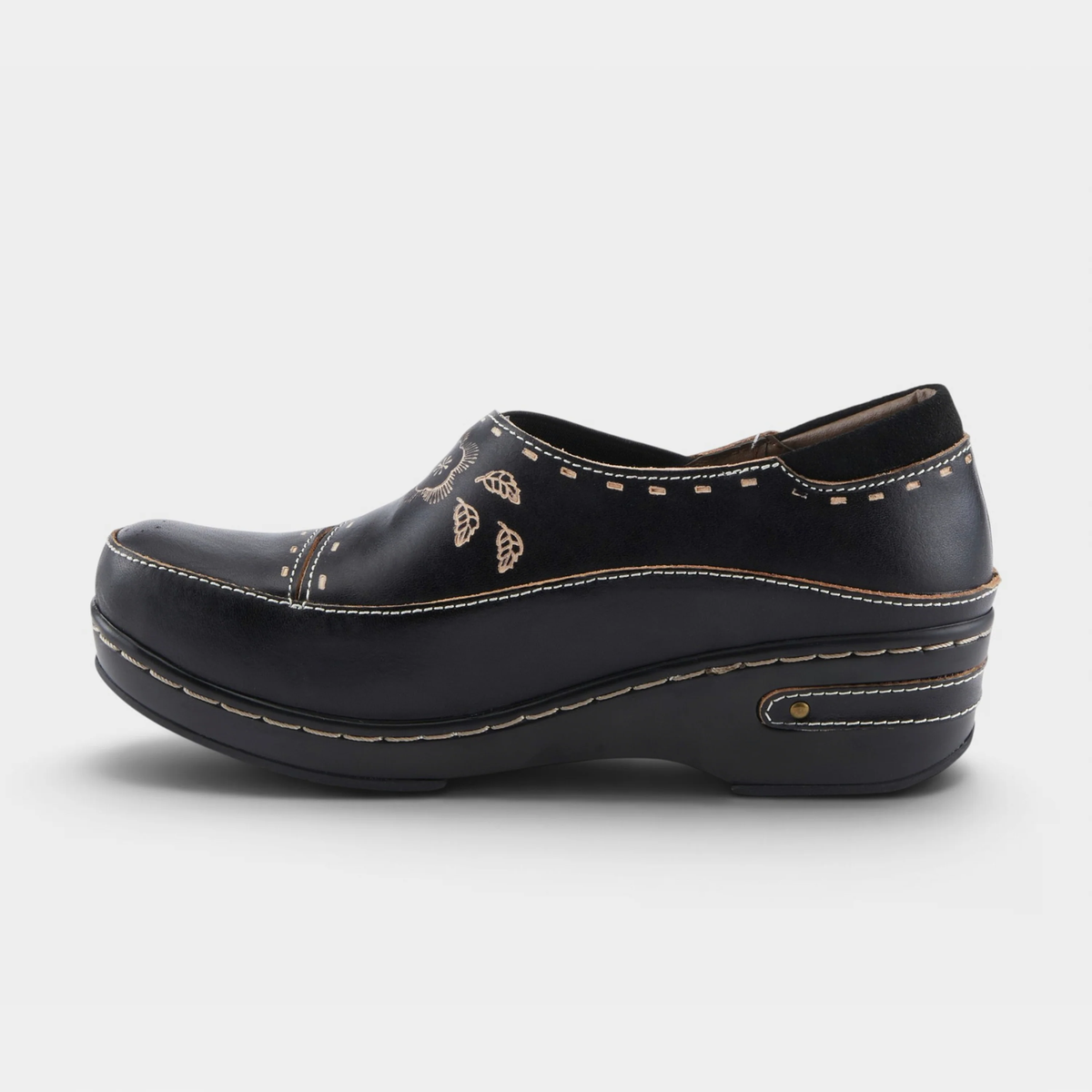Burbank Leather Clog