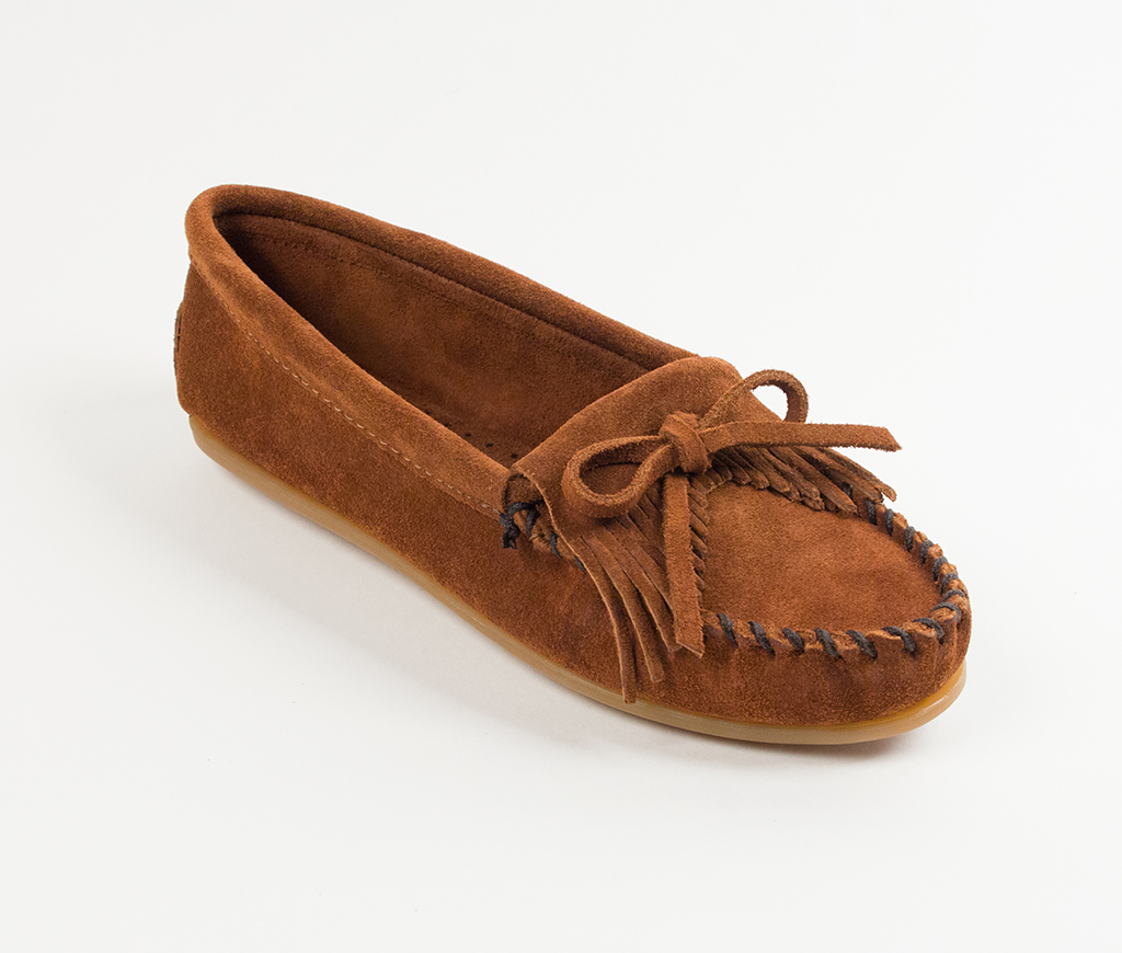 Kilty Suede Moccasin