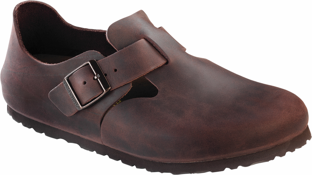 London Oiled Leather Buckle Shoe