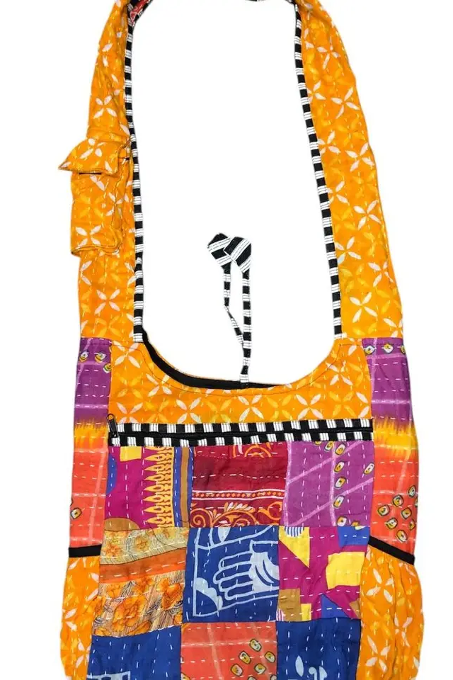 Kantha Patchwork Bag