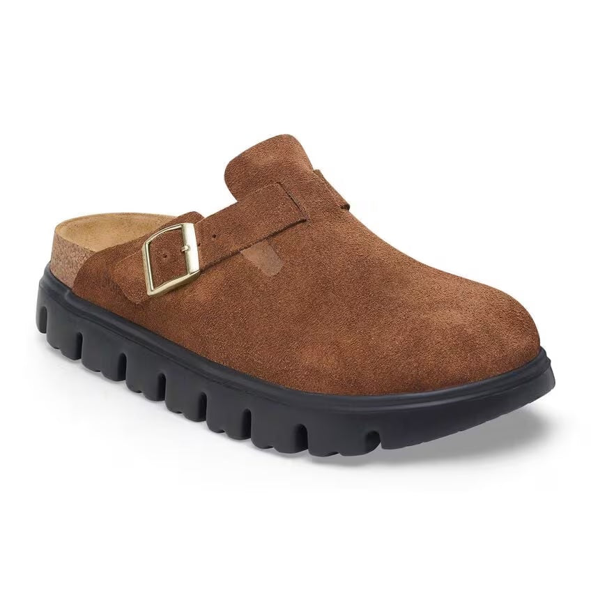 Boston Chunky Suede Clog