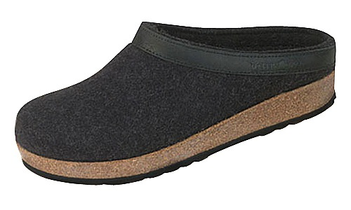 Grizzly Leather Trim Clog