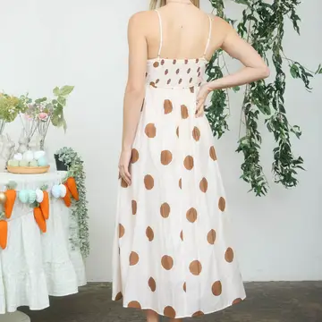 Polka Dot Midi Dress