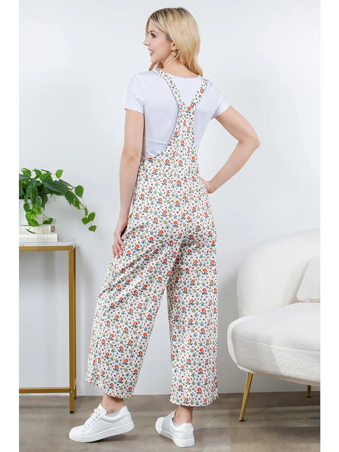 Mushroom Print Overall