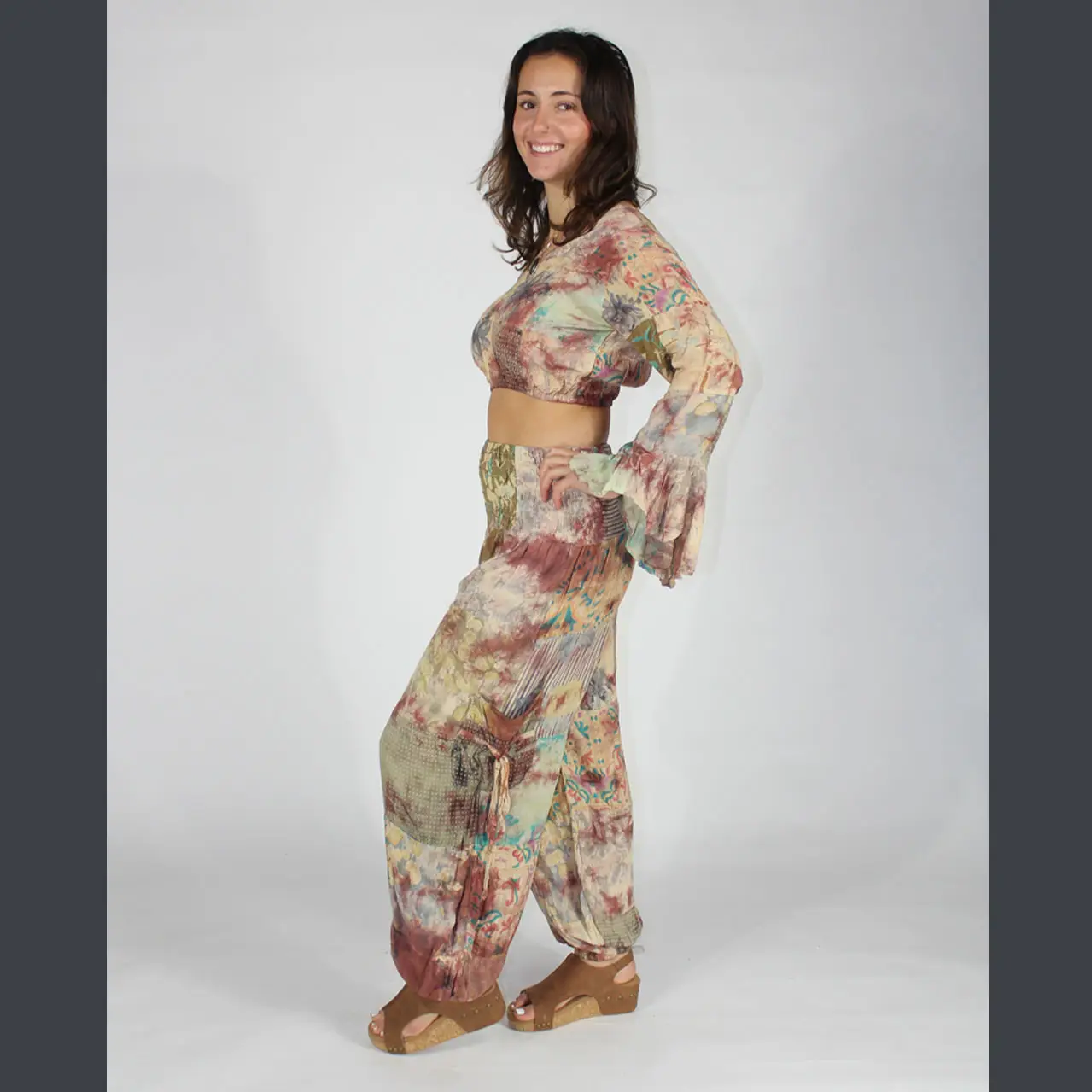 Patchwork Harem Top