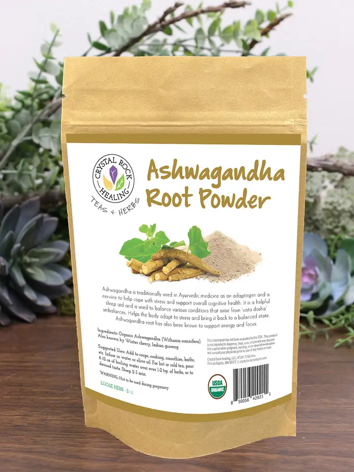 Ashwagandha Root Loose Organic Herb 2 oz