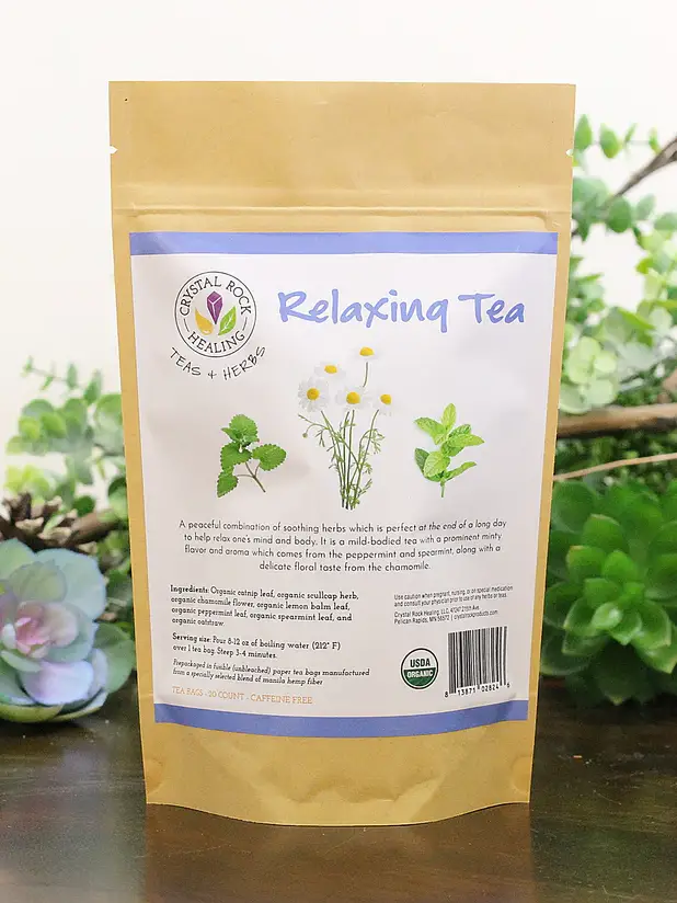 Relaxing Tea Bag Organic Herbs 20 ct