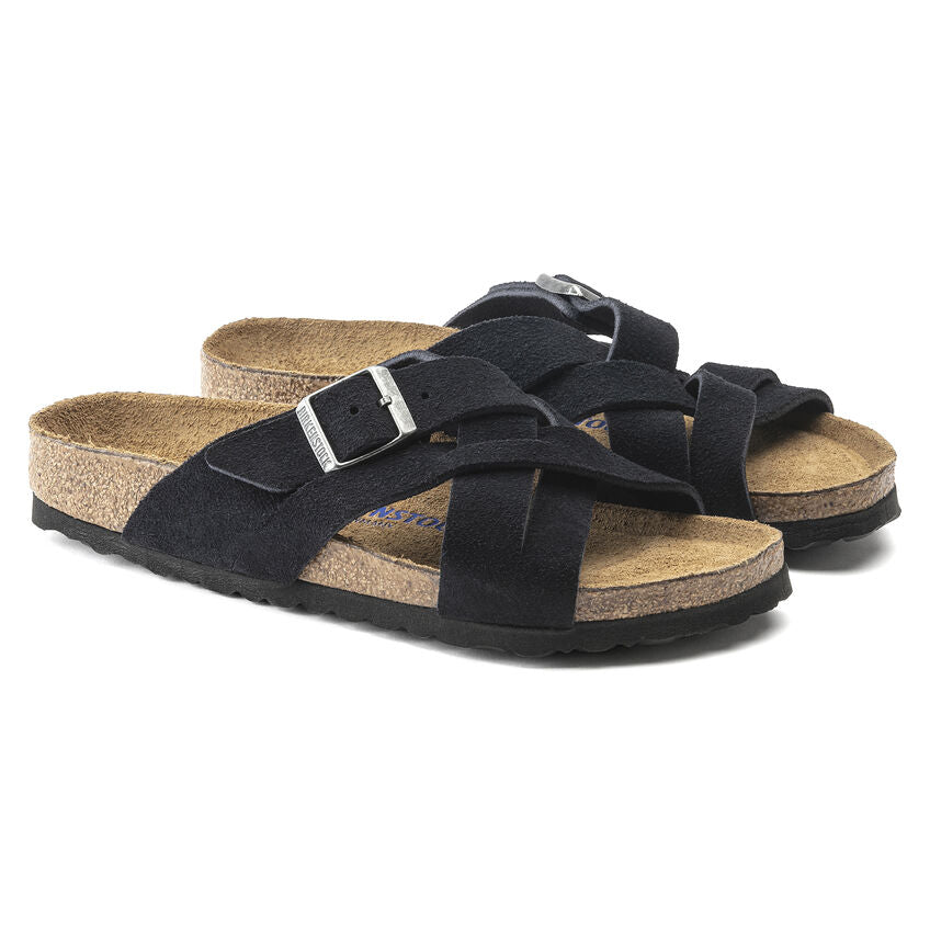 Lugano Suede Soft Footbed Sandal
